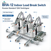 PUGO BHA-12 Indoor High Voltage Load Break Switch 12kV rated current 630A