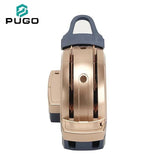 PUGO 100A 2P 400V Double Throw Knife Switch Manual Changeover Isolator with Metal Cover (Plastic & Copper)