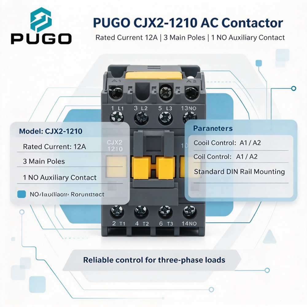 PUGO CJX2-1210 AC contactor