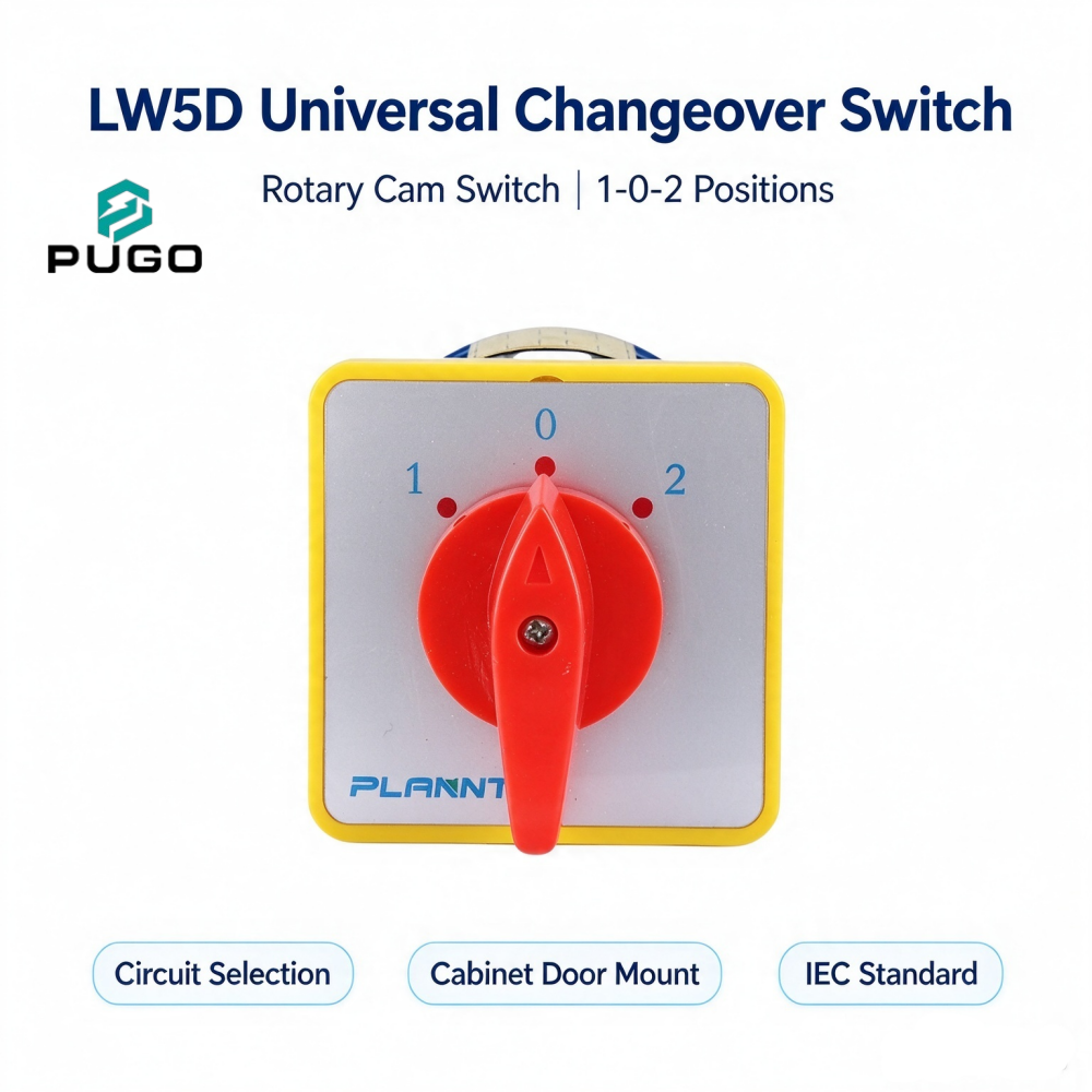 PUGO Universal transfer switch-LW5-H12-2P-63A-1-0-2