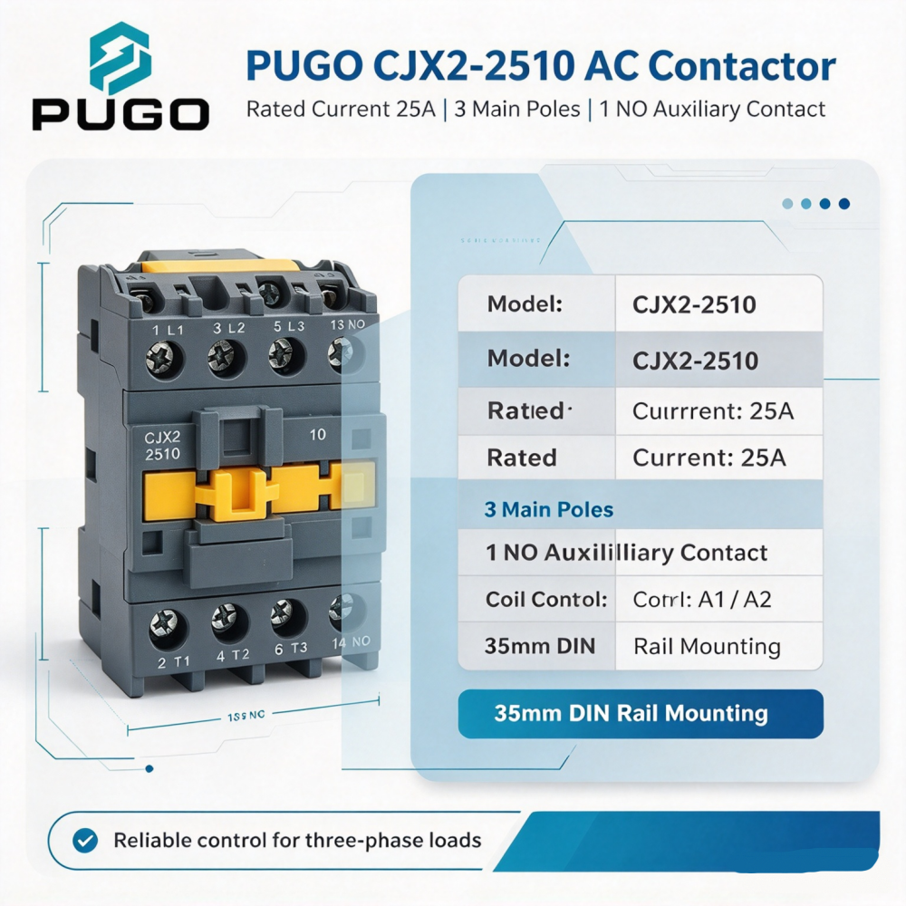 PUGO CJX2-2510 AC contactor