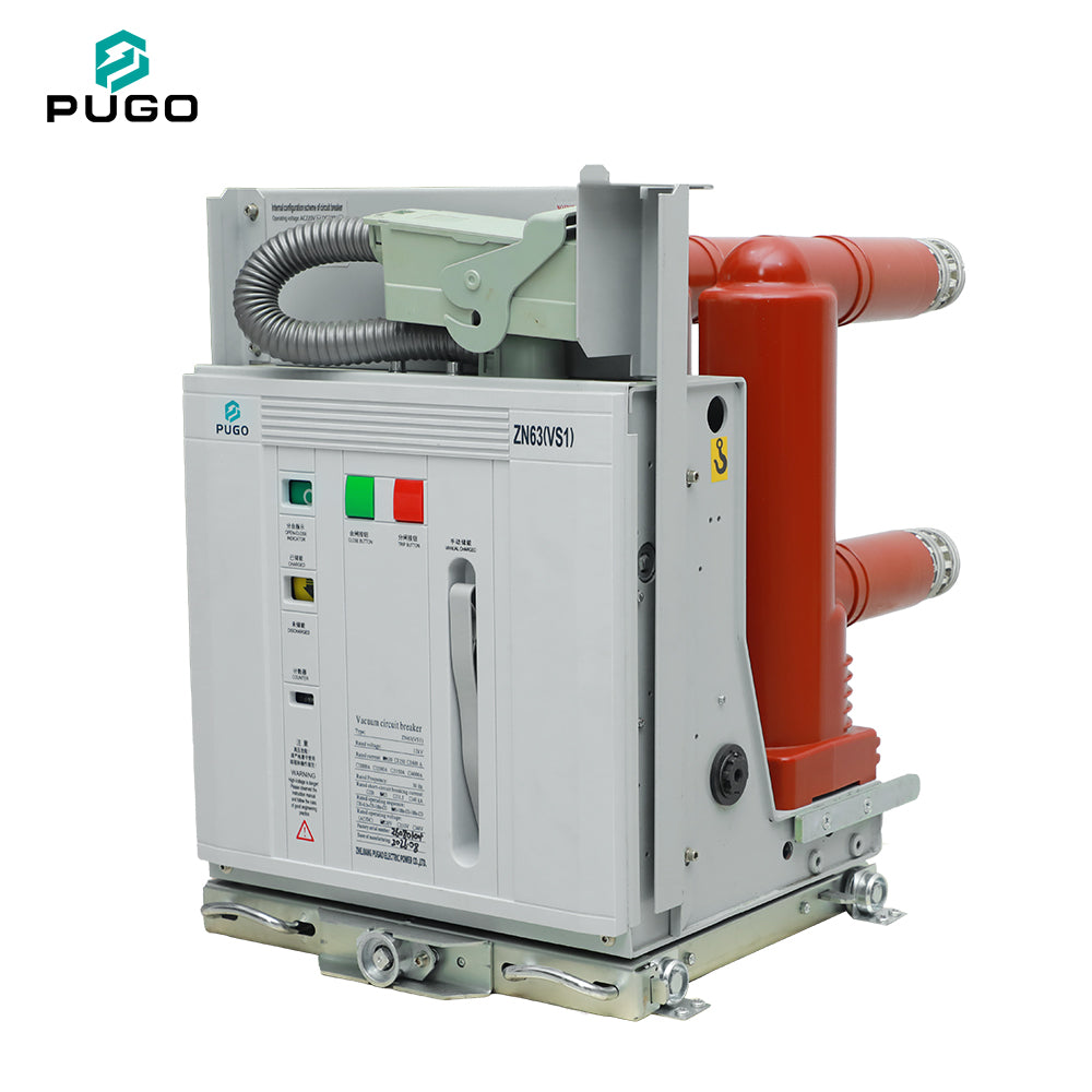 PUGO ZN63A(VS1)-P Three Phase Indoor High Voltage Vacuum Circuit Breaker 12kV 630A 20kA 50Hz China