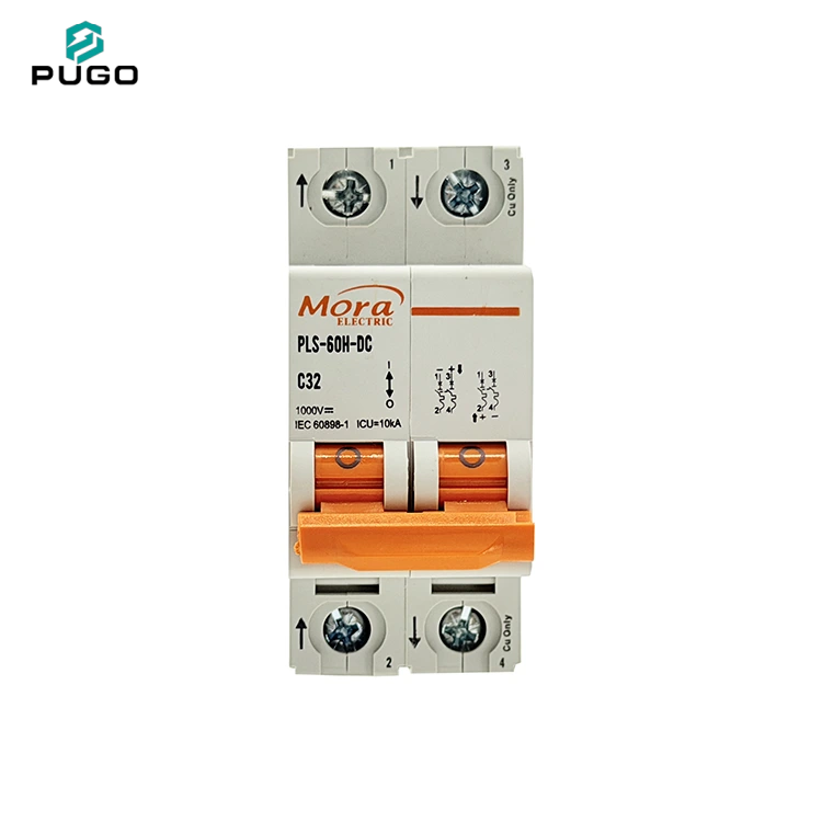 MORA PLS-60H-DC 2P DC Miniature Circuit Breaker (DC MCB, without leakage)