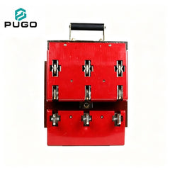 PUGO HS11F 1000-38 100A 3P Double Throw Changeover Copper Knife Switch 380V Red Cover