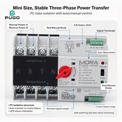 MORA PLMQ9-125-4P PC grade Mini Dual Power Automatic Transfer Switch (ATSE)