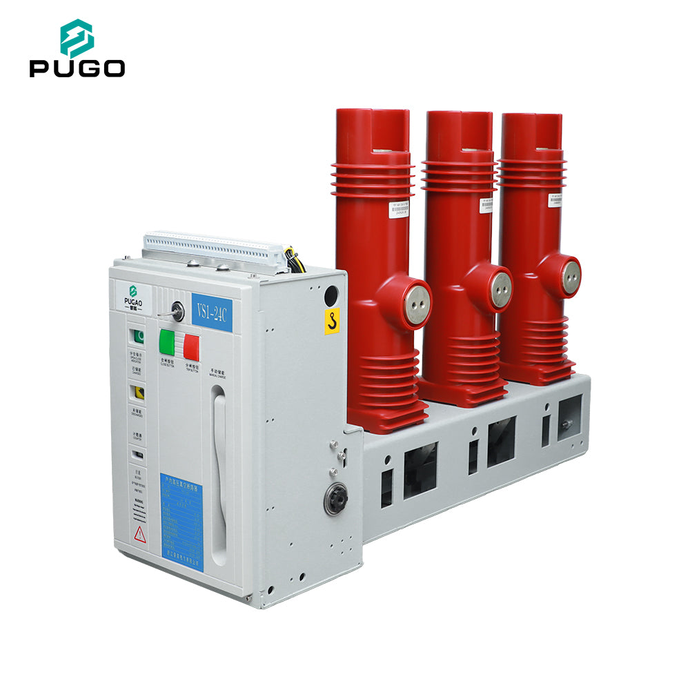PUGAO VS1-24C Three Phase Indoor High Voltage Vacuum Circuit Breaker 24kV 1250A 31.5kA 50Hz