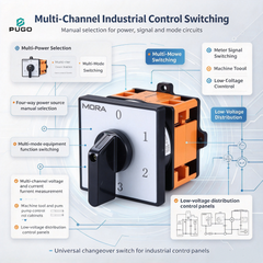 MORA LW-K series universal transfer switch 75A-2P (0-1-2-3-4 five gears)
