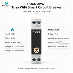 PUGO JWG1 Graffiti WiFi 1P MCB Smart Circuit Breaker