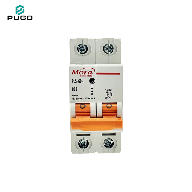 MORA PLS-60H 2P AC Miniature Circuit Breaker (AC MCB, without leakage)