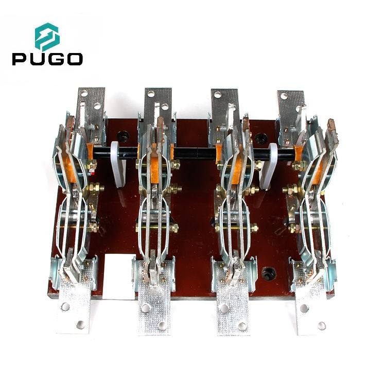 PUGO HS13-1000-41 1000A 4P Copper Knife Switch Disconnector 690V Open Type