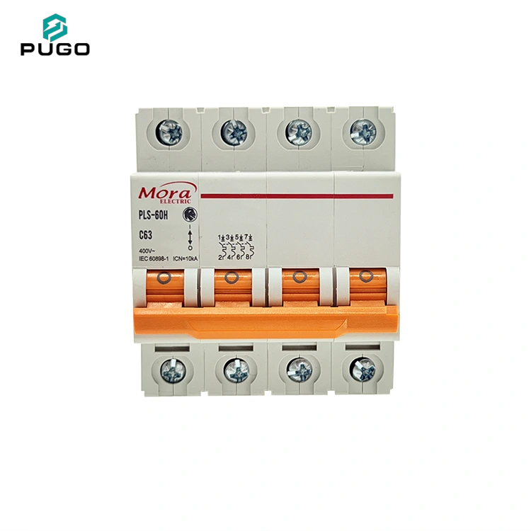 MORA PLS-60H 4P AC Miniature Circuit Breaker (AC MCB, without leakage)