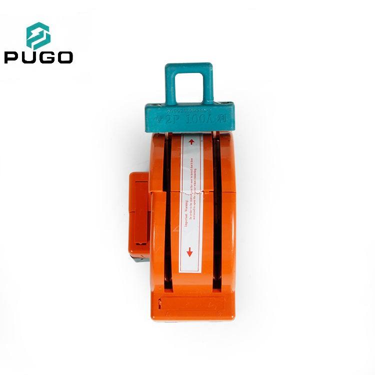 PUGO HST11 2P 32A 690V Copper Orange Push-Pull Knife Switch Disconnector Isolator