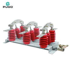 PUGO GN19-12 12kV 3-Pole Indoor High Voltage Copper 50Hz Industrial Use Disconnector Isolating Switch