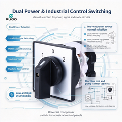 PUGO Universal transfer switch E9-32A-2P (0-1-2 third gear)