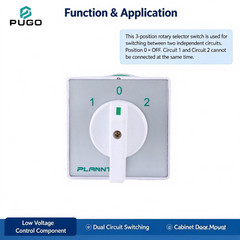 PUGO Universal transfer switch-W1-2P-32A-1-0-2