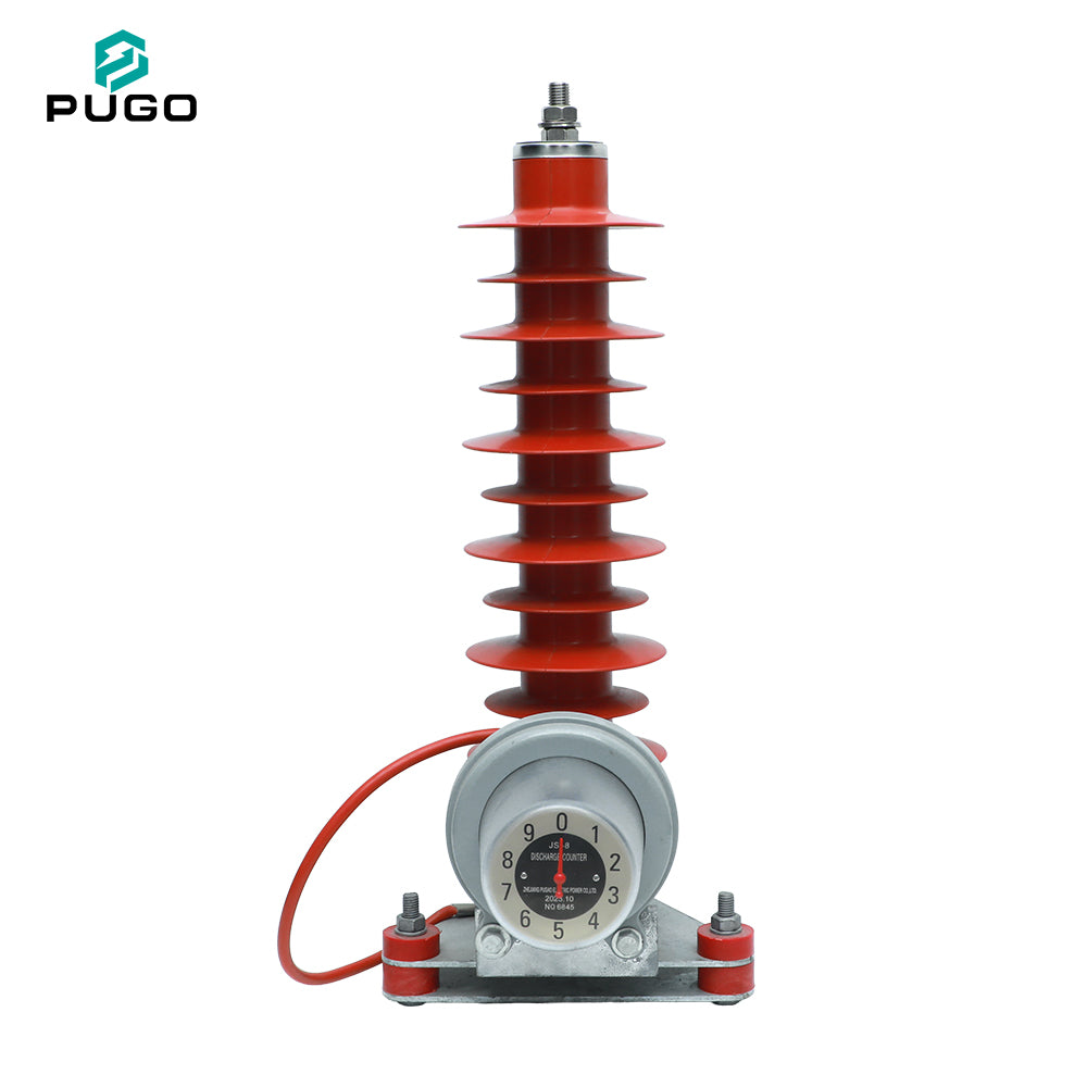 PUGO Zinc Oxide Lightning Arrester-Silicone Rubber Material High Voltage Lightning Protection Zhejiang Origin Model BLQ