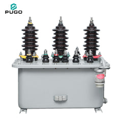 PUGO JLS-10 10kV Outdoor High Voltage Power Metering Box with Oil-Immersed Transformer Three-Phase 50Hz 100V Distribution System