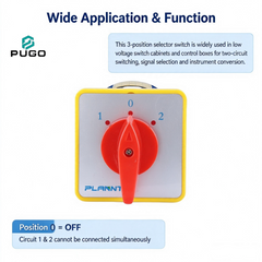PUGO Universal transfer switch-LW5-H12-2P-63A-1-0-2