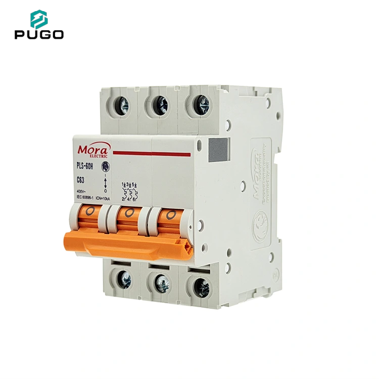 MORA PLS-60H 3P AC Miniature Circuit Breaker (AC MCB, without leakage)