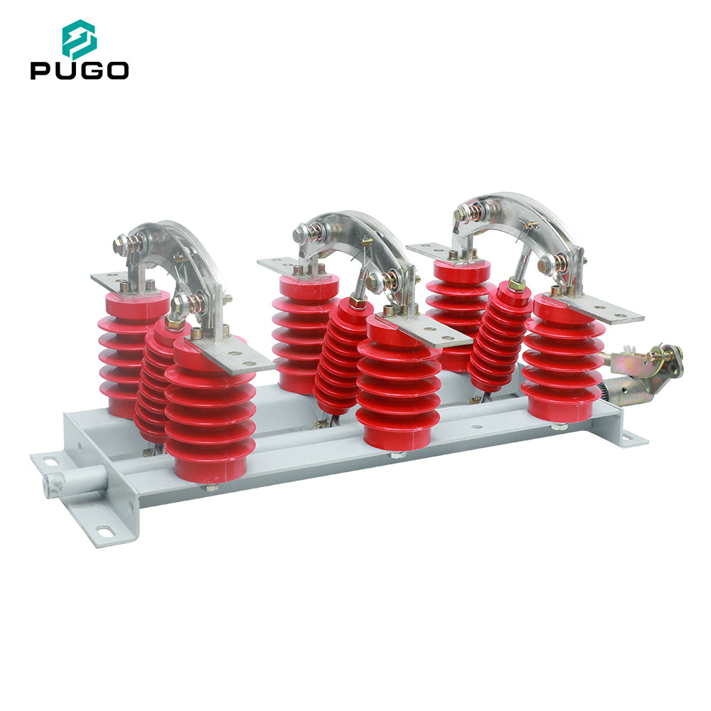 PUGO GN19-12 12kV 3-Pole Indoor High Voltage Copper 50Hz Industrial Use Disconnector Isolating Switch
