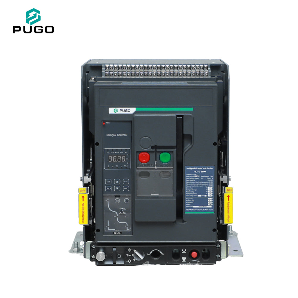 PUGO PLW2-1600 50kA 690V Industrial Protection 1600A Air Circuit Breaker 3P 4P Drawout Fixed Type ACB