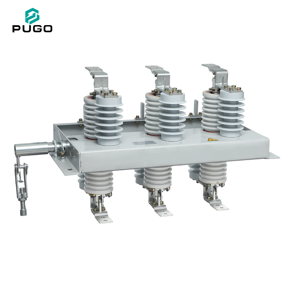 PUGO GN30-10 12kV Indoor Rotary High Voltage Disconnector Switches 630A 3-Pole Copper Industrial 50Hz