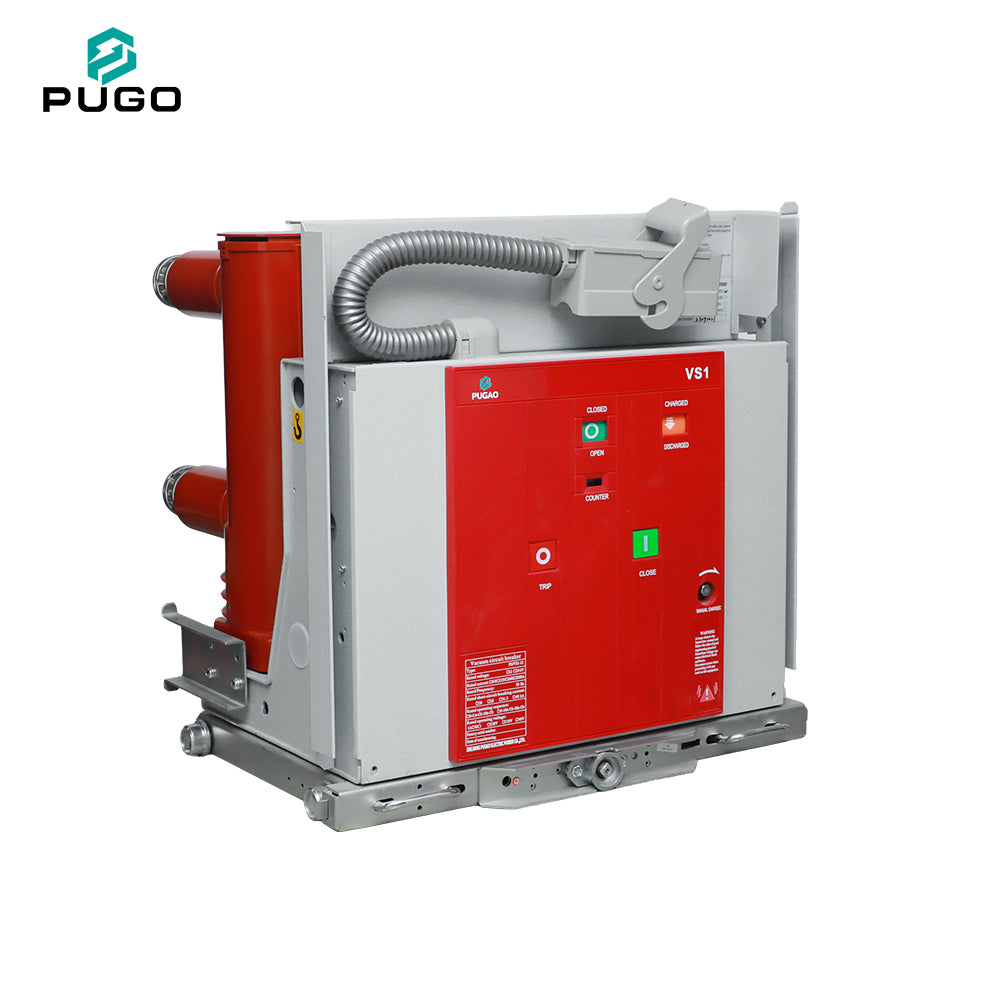 PUGAO VS1-12 Three Phase Withdrawable High Voltage Vacuum Circuit Breaker 12kV 630A/1250A 40kA Breaking Capacity 50Hz CN/ZHE