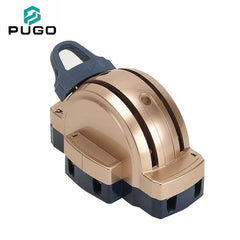 PUGO 100A 2P 400V Double Throw Knife Switch Manual Changeover Isolator with Metal Cover (Plastic & Copper)