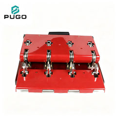 PUGO HS11F-1000-48 1000A 4P Double Throw Changeover Copper Knife Switch 1000V Red Cover