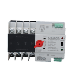 MORA PLMQ9-125-4P PC grade Mini Dual Power Automatic Transfer Switch (ATSE)