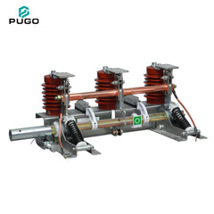 PUGO JN15-12 Indoor Industrial High Voltage Earthing Switch 50Hz 12kV 31.5kA Three Phase Copper Silicone Rubber Steel