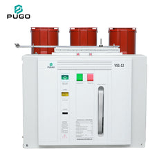 PUGAO VS1-12 Three Phase 50Hz Indoor 12kV Vacuum Circuit Breaker 630A/1250A 31.5kA Breaking Capacity