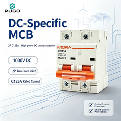 MORA C120H-DC 2P DC Miniature Circuit Breaker (DC MCB, without leakage)