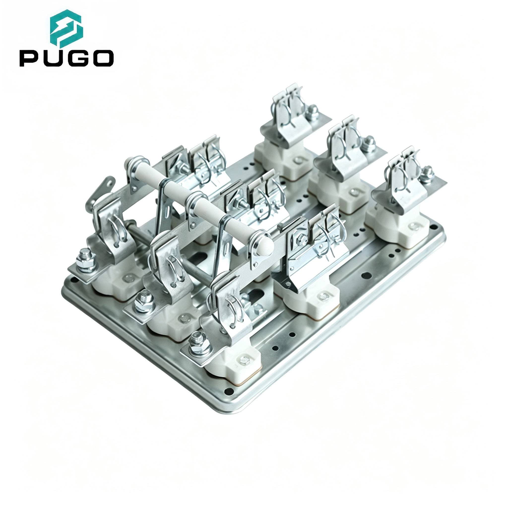 PUGO PNC-400-3 400A 380V 3 Pole Single Throw Open Type Fuse Switch Disconnector Copper Isolating Distribution Panel