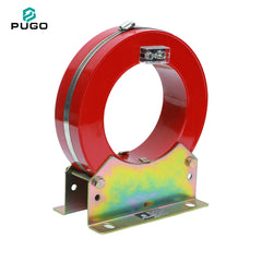PUGO LXK-80~300mm Single Zero Sequence Current Transformer Fully Sealed Construction Cast Resin 50/5A 5VA 10P10 0.66kV for Relay