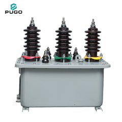 PUGO JLS-10 10kV Outdoor High Voltage Power Metering Box with Oil-Immersed Transformer Three-Phase 50Hz 100V Distribution System