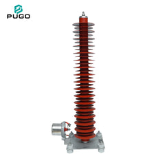 PUGO Zinc Oxide Lightning Arrester-Silicone Rubber Material High Voltage Lightning Protection Zhejiang Origin Model BLQ