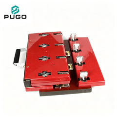 PUGO HS11F-1000-48 1000A 4P Double Throw Changeover Copper Knife Switch 1000V Red Cover