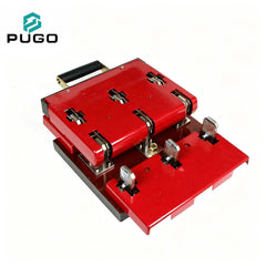 PUGO HS11F 1000-38 100A 3P Double Throw Changeover Copper Knife Switch 380V Red Cover