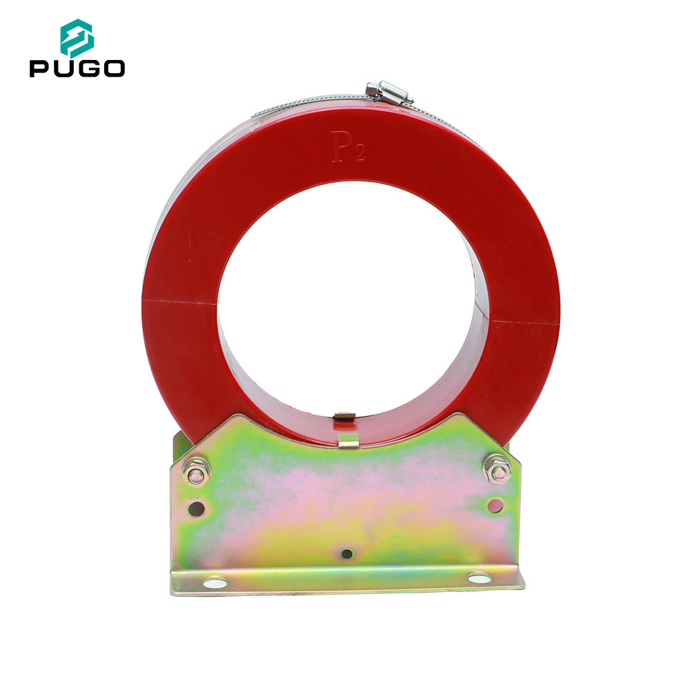 PUGO LXK-80~300mm Single Zero Sequence Current Transformer Fully Sealed Construction Cast Resin 50/5A 5VA 10P10 0.66kV for Relay