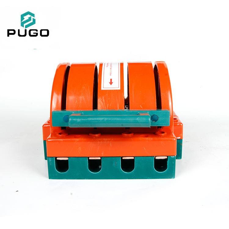 PUGO Low Voltage Disconnector HST11 4P 100A 380V Orange Copper Knife Switch China Zhejiang