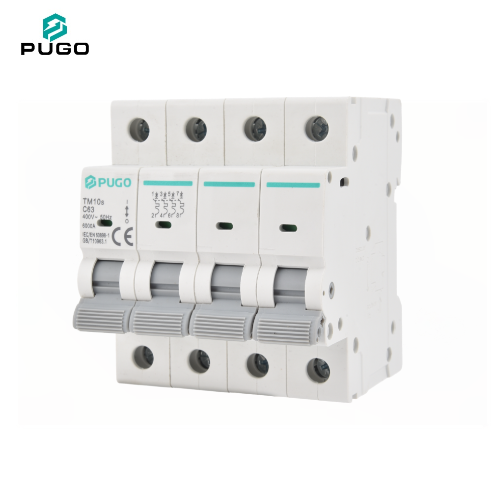 PUGO TM10s series 1P 2P 3P 4P MCB miniature circuit breaker (air switch, without leakage)