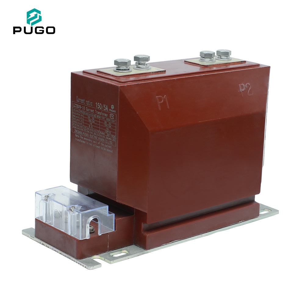 PUGO LZZBJ9-10 10kV Indoor Epoxy Resin Cast Current Transformer 150/5A 0.5/10P10 50Hz China Zhejiang