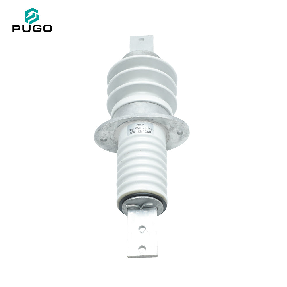 PUGO CW-12/1250 Porcelain High Voltage Wall Bushing 12kV 1250A 50Hz Made in China
