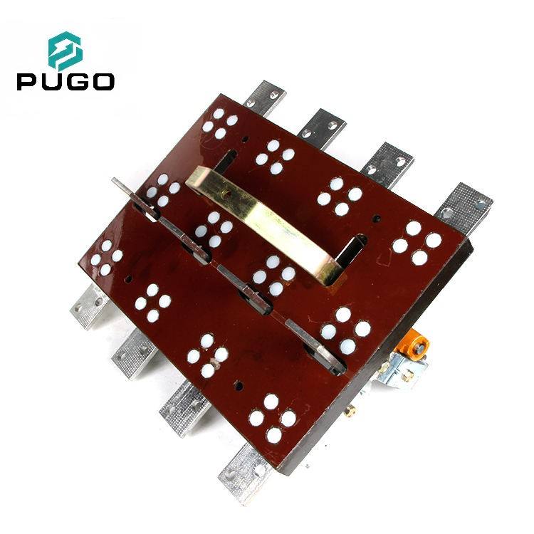 PUGO HS13-1000-41 1000A 4P Copper Knife Switch Disconnector 690V Open Type