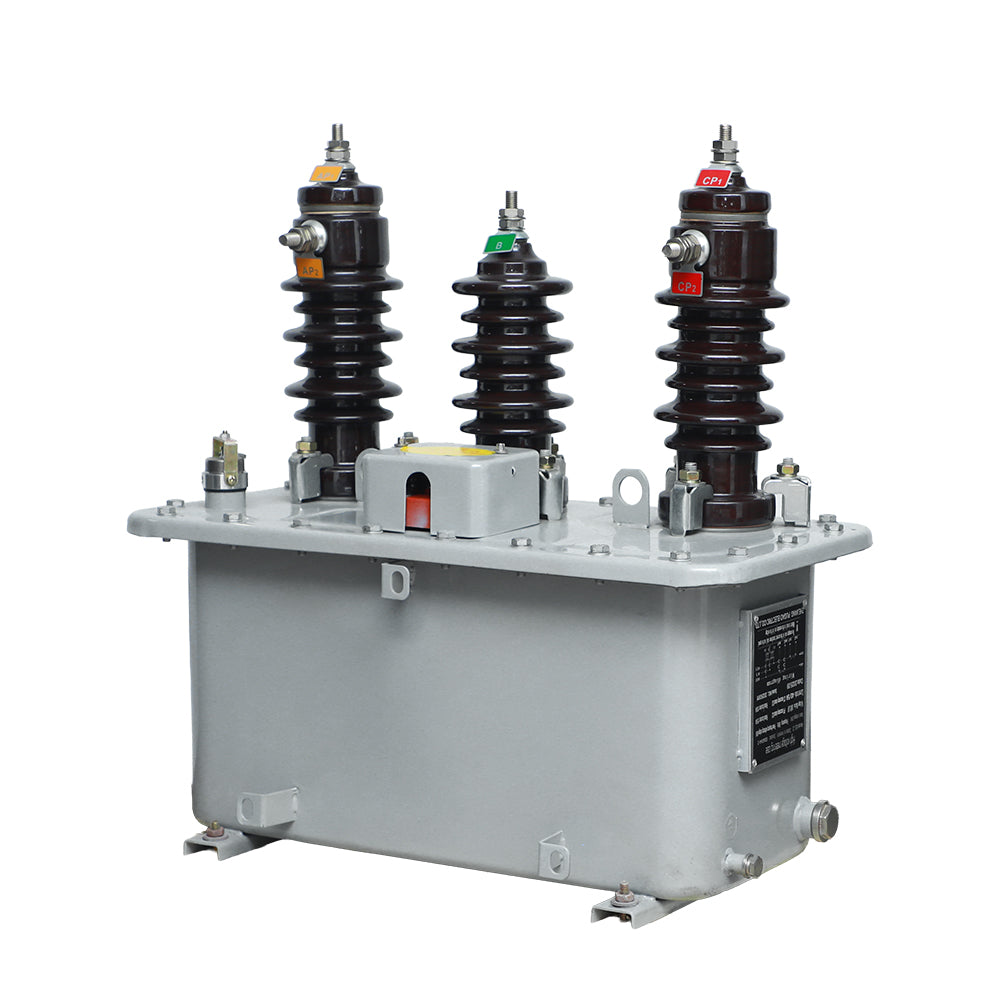 PUGO JLS-10 10kV 50Hz Outdoor Oil-Immersed Combined CT VT Three-Phase 110V Power Metering Box for Distribution System