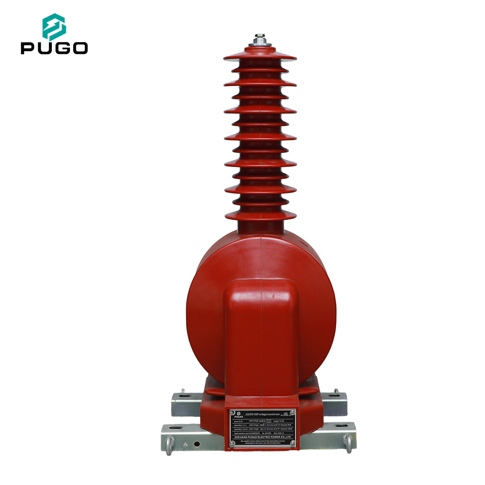 PUGO JDZXW-35R Cast Resin Outdoor Single Phase Voltage Transformer 35kV High Precision 0.2 Class 50Hz