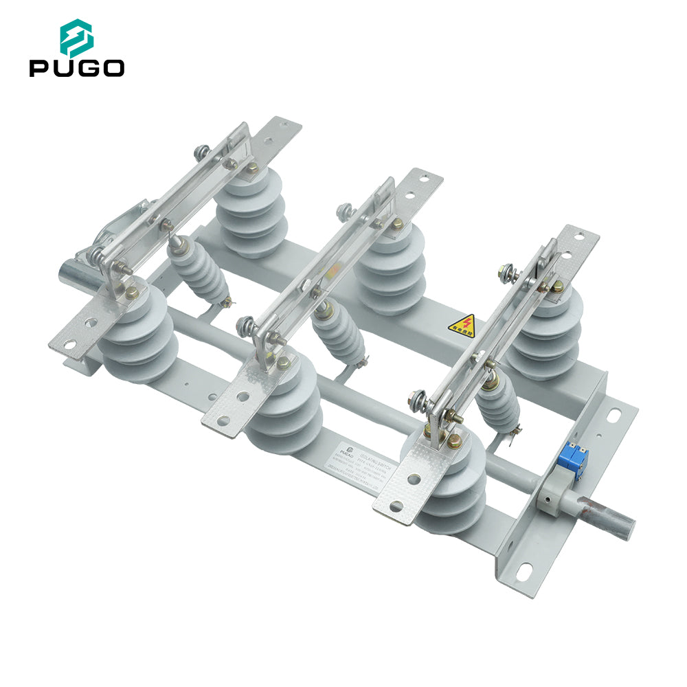 PUGO GN19-12-1 12kV 3-Pole Indoor High Voltage Copper Disconnector Isolating Switch 630A 50Hz Industrial