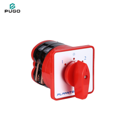 PUGO Universal transfer switch-LW5-40A-2P-1-0-2 in red and black
