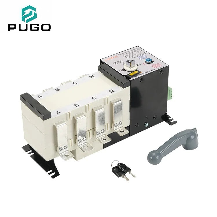 MORA PLQ5-250-4P PC level isolated dual power automatic transfer switch (ATSE)